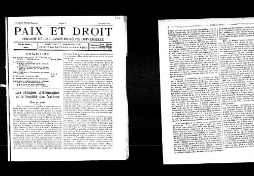 Paix et Droit.  (01/01/1936)